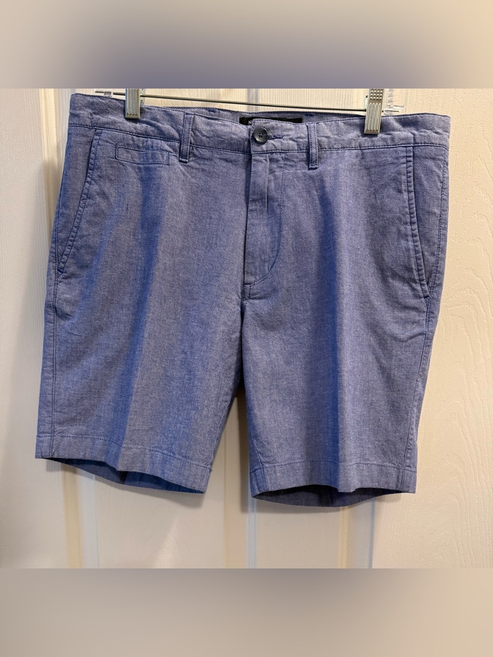 Nordstrom Men's Blue Flat Front Shorts